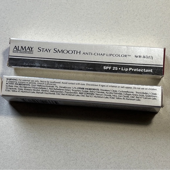 2x ALMAY Stay Smooth Anti-Chap Lipcolor with SPF 25 - Lip Protectant #17 DREAMY - Picture 3 of 7